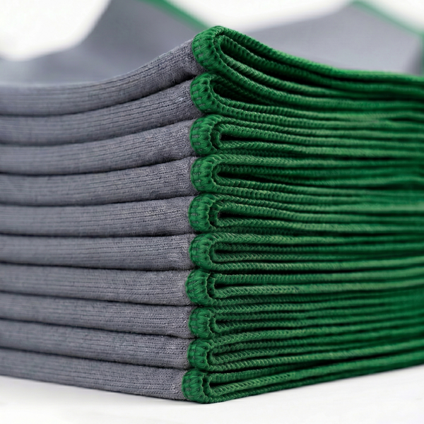 Green Microfiber Cloths